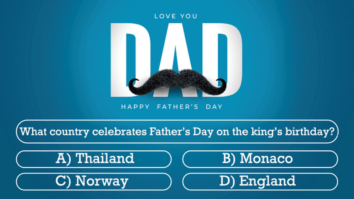 Father's Day Trivia image number null